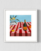 Load image into Gallery viewer, “Veuve on Pink and Red” Limited Edition Print