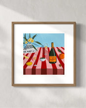 Load image into Gallery viewer, “Veuve on Pink and Red” Limited Edition Print