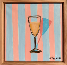 Load image into Gallery viewer, “Bubbles on pale pink and blue” Original Artwork
