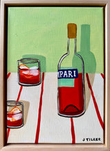 Load image into Gallery viewer, “Two negronis on green” Original Artwork
