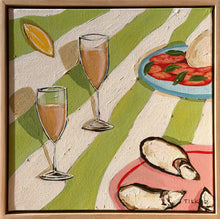 Load image into Gallery viewer, “Burrata and bubbles” Original Artwork
