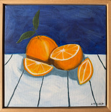 Load image into Gallery viewer, “Oranges on blue ” Original Artwork
