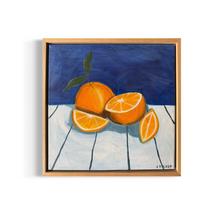 Load image into Gallery viewer, “Oranges on blue ” Original Artwork
