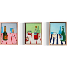 Load image into Gallery viewer, “Bubbles on pink and red” Original Artwork
