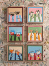 Load image into Gallery viewer, “Pair of spritz on blue” Original Artwork

