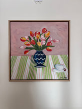 Load image into Gallery viewer, “Tulips and tea” Original Artwork
