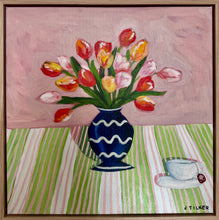 Load image into Gallery viewer, “Tulips and tea” Original Artwork
