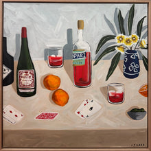 Load image into Gallery viewer, “Negronis and cards” Original Artwork
