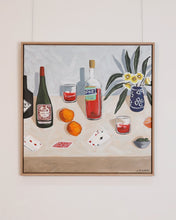 Load image into Gallery viewer, “Negronis and cards” Original Artwork
